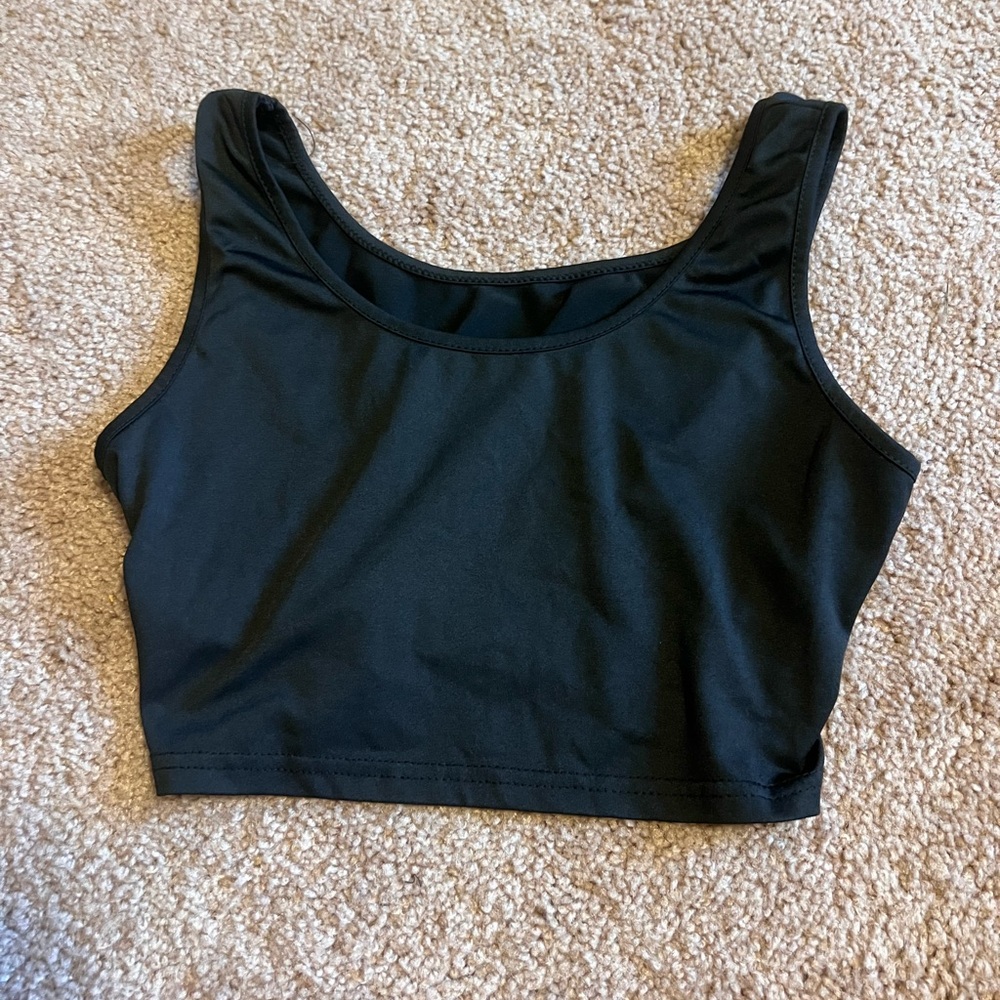 Black Women's Crop Top